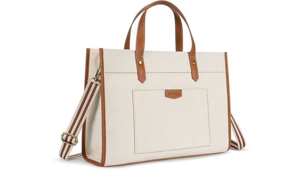 missnine canvas laptop bag