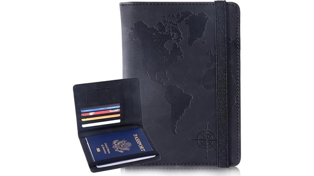 personalized rfid passport wallet