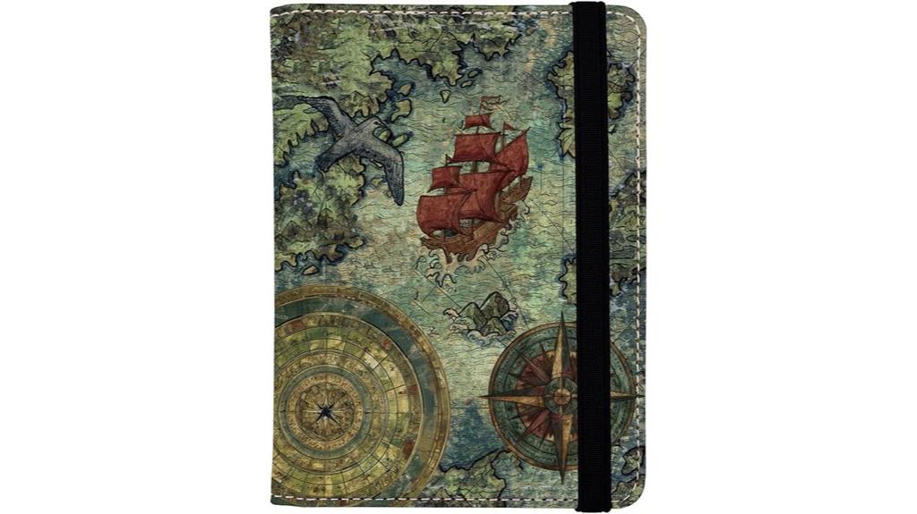 pirate map travel passport