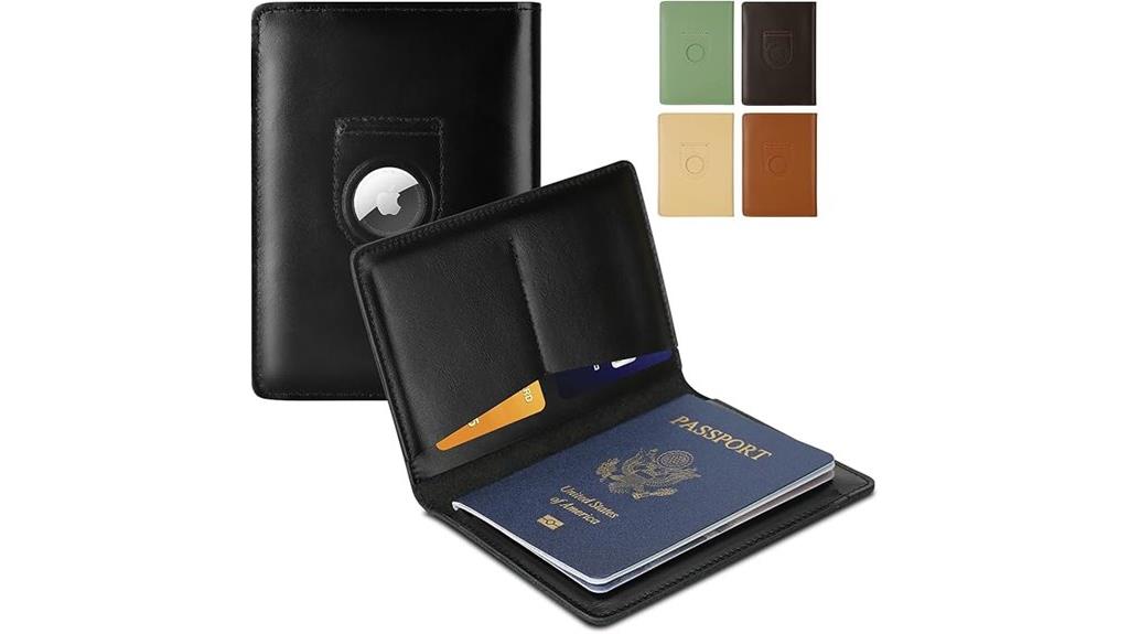 premium leather travel wallet