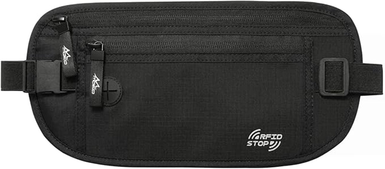 rfid blocking travel belt