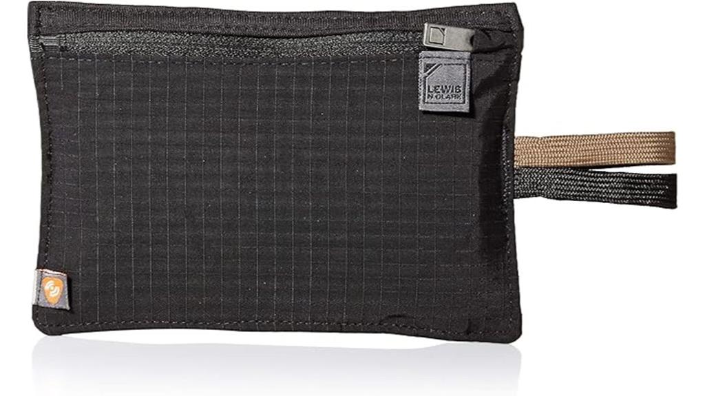 rfid blocking travel pouch