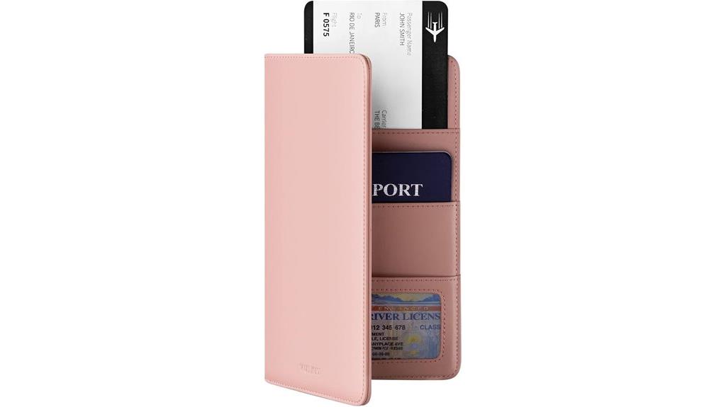 rfid blocking travel wallet