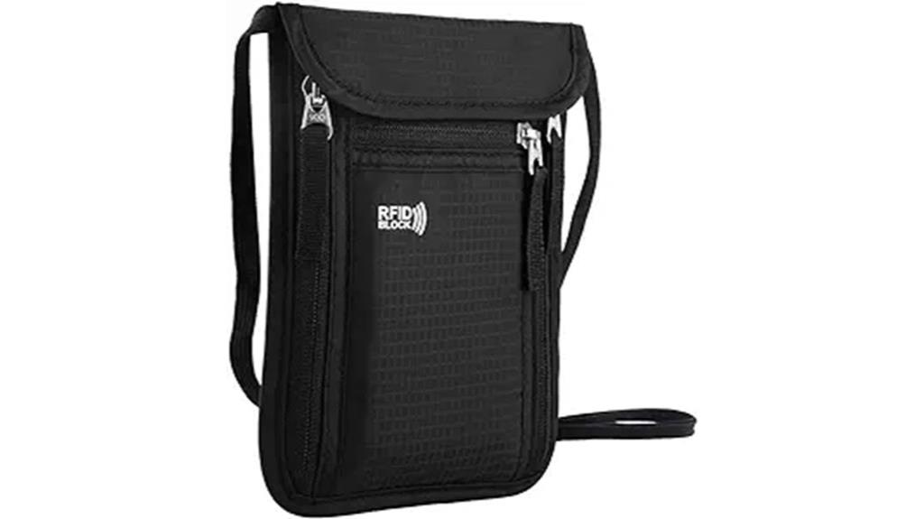 rfid blocking travel wallet