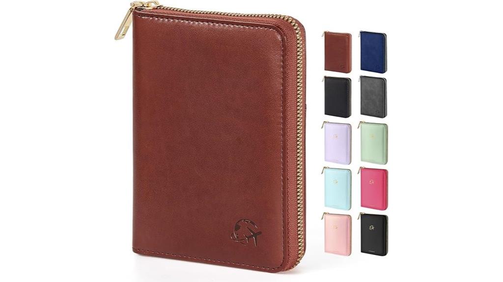 rfid blocking travel wallet