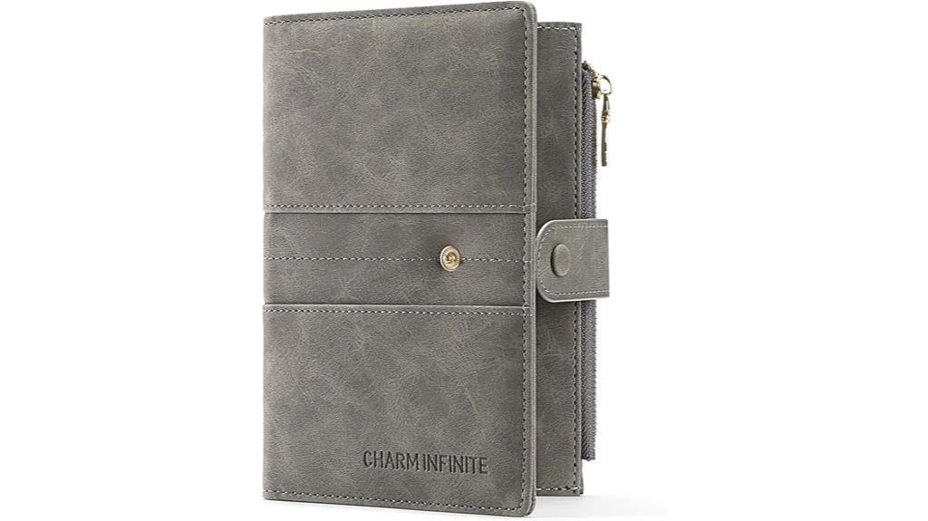 rfid leather passport wallet