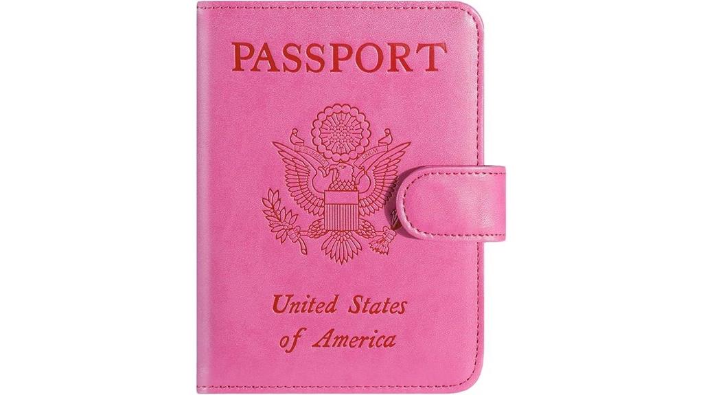 rfid leather passport wallet