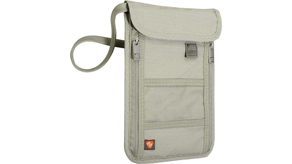 rfid neck wallet