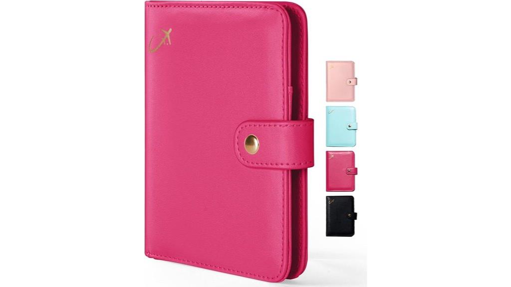 rfid passport wallet with pocket