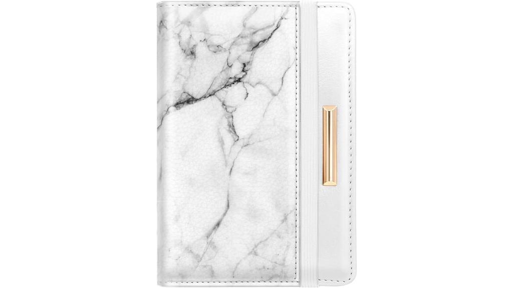 rose gold rfid passport cover