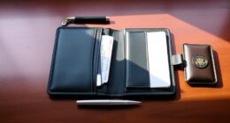 slim organized travel wallets