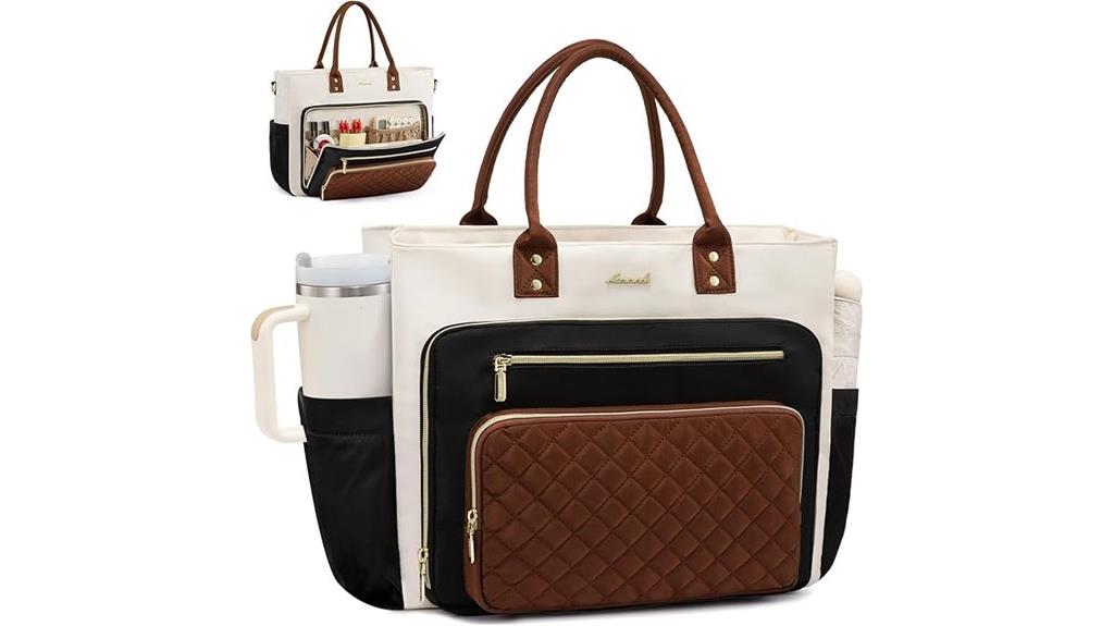 stylish 17 inch laptop tote