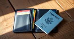 stylish functional passport wallets
