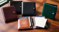 stylish passport wallets with pens