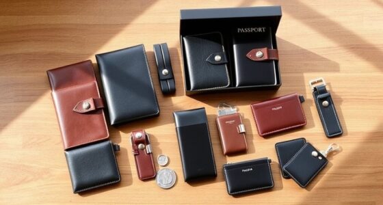 stylish travel wallet gift sets