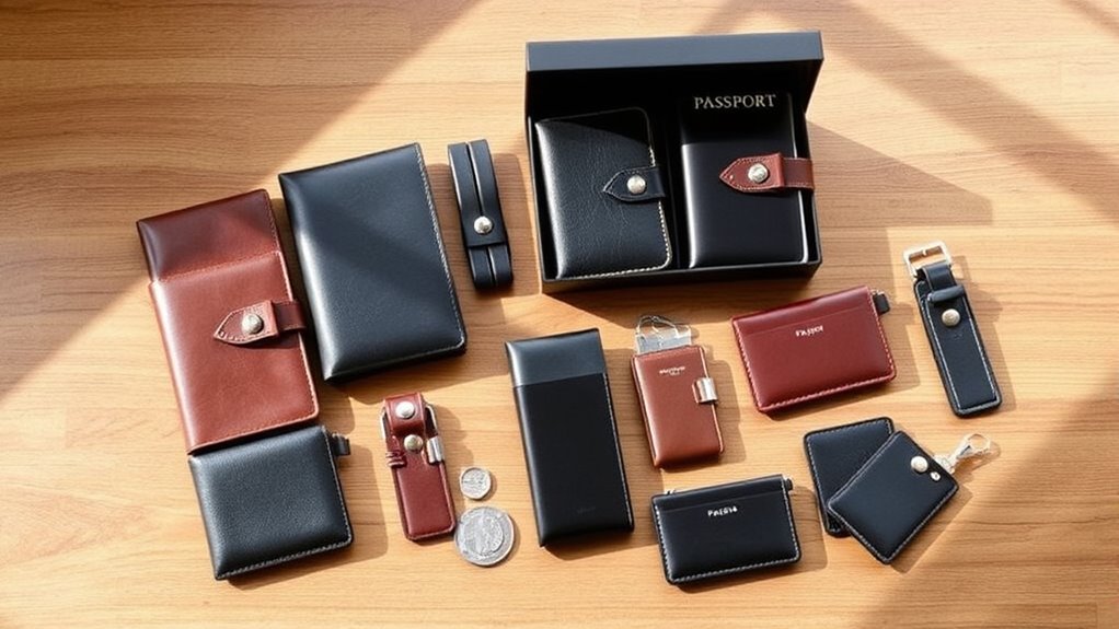stylish travel wallet gift sets