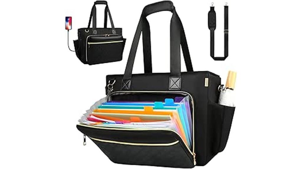 teacher s organized tote bag