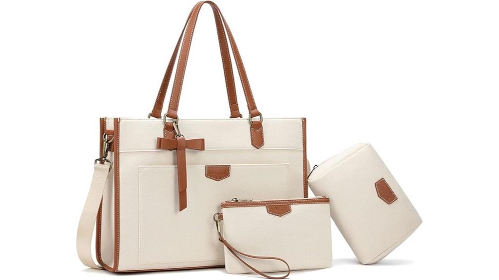 three piece women s laptop bag