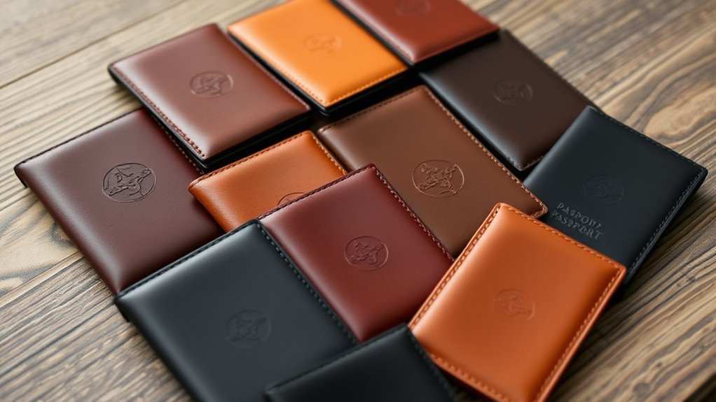 top leather passport wallets