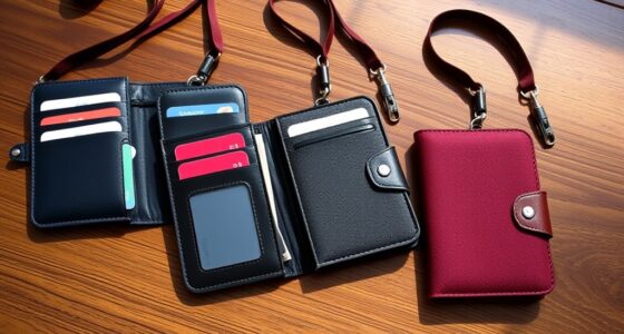 top passport wallets with lanyard