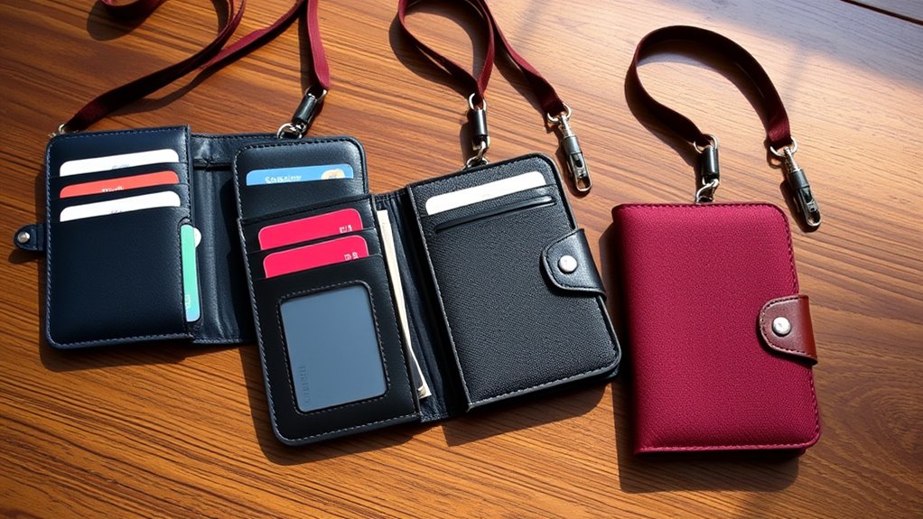 top passport wallets with lanyard