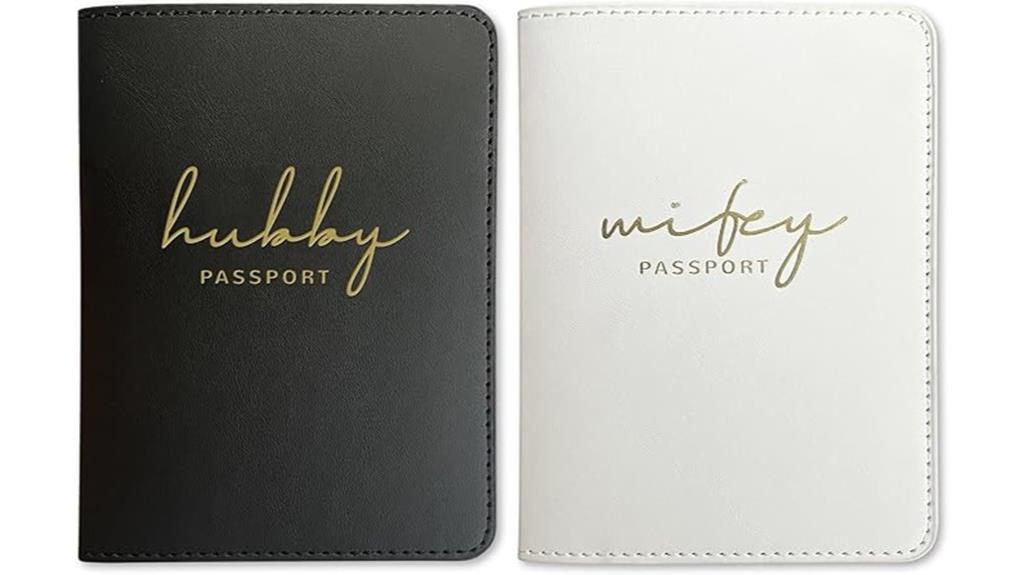 travel honeymoon passport holder