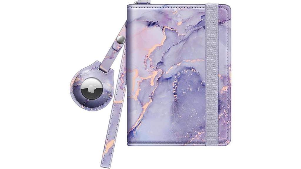 travel wallet with airtag