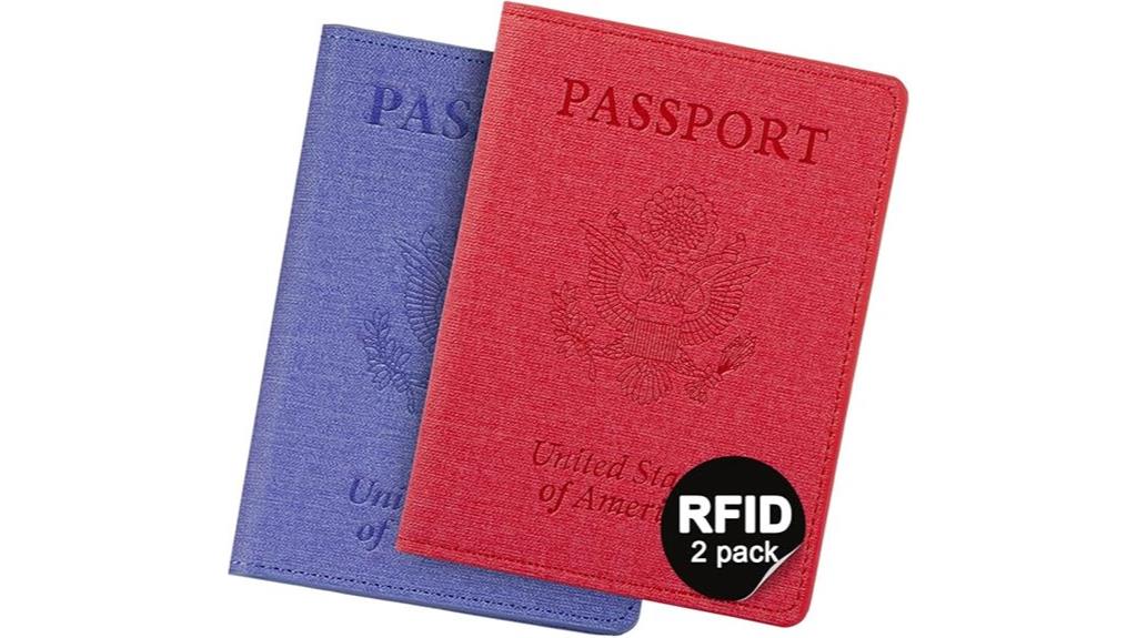 two passport holders
