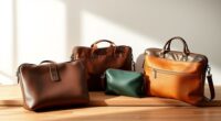 vegan leather laptop bags