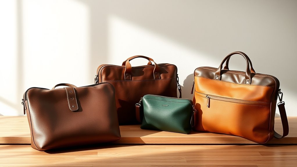 vegan leather laptop bags