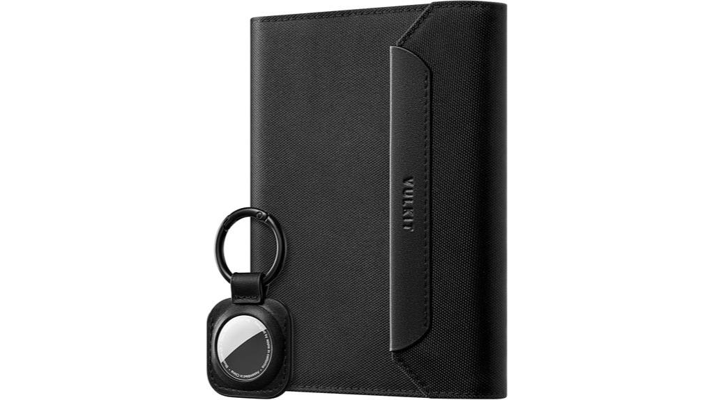vegan rfid travel wallet
