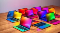 vibrant stylish colorful laptops