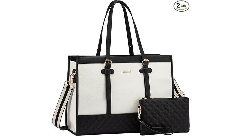 women s 15 6 inch canvas tote