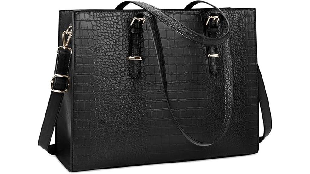 women s 15 6 inch leather laptop bag