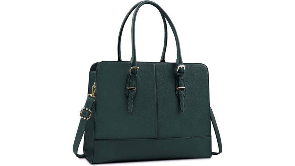 women s leather laptop tote