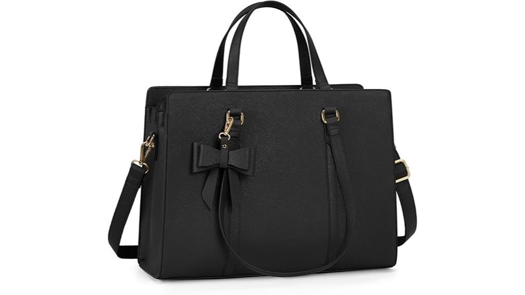 women s waterproof leather laptop bag