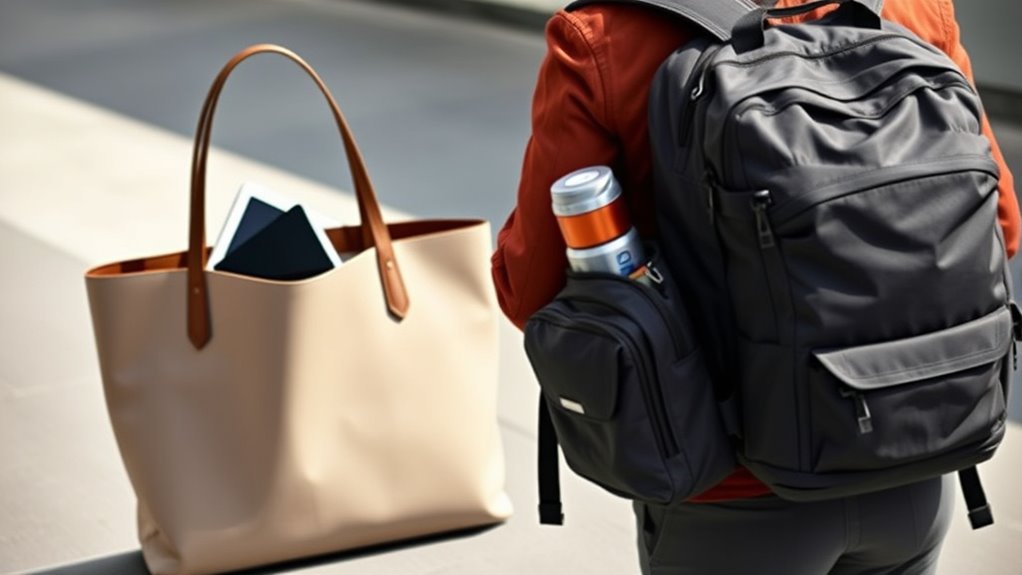 bag choice depends on needs