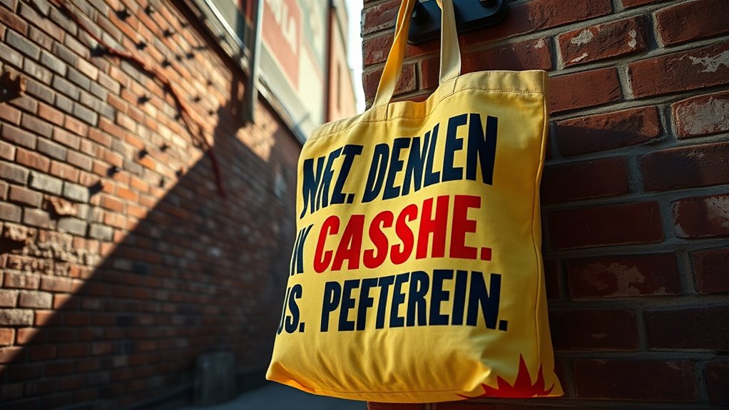 bags as activism symbols