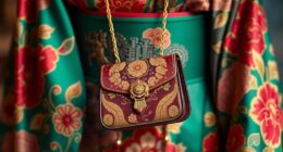 bags in traditional attire