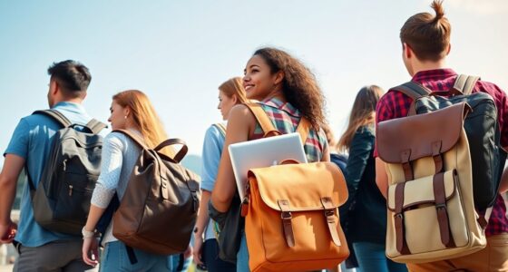 college student bag selection