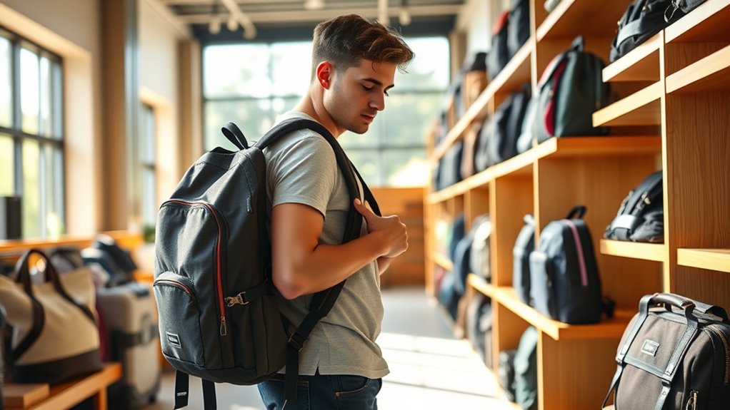 comfortable durable organized college bag