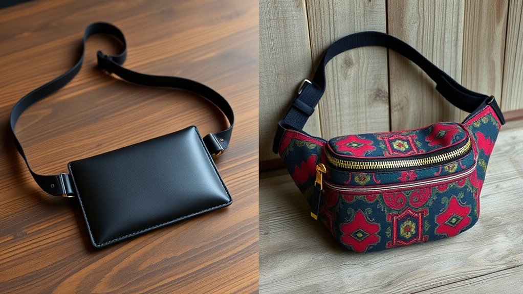 comparison of belt and fanny packs