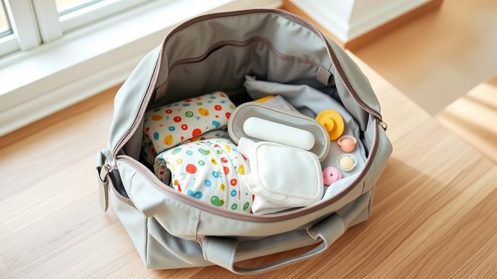 essential diaper bag items