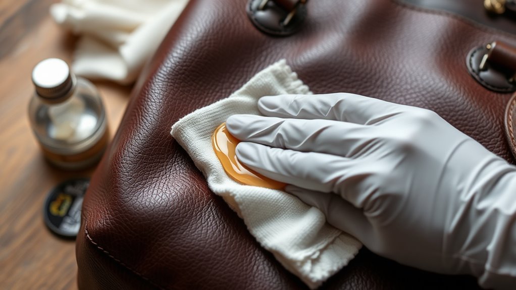 gentle leather cleaning and care