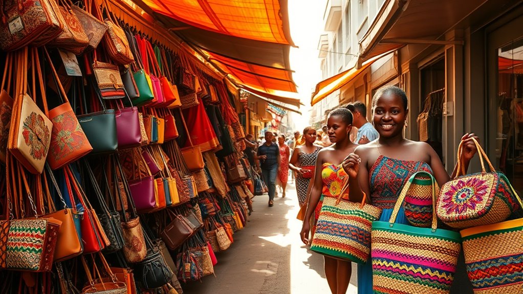 handbag markets in asia and africa