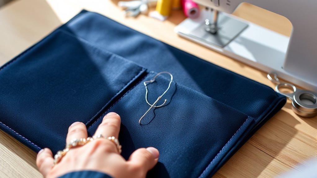 make a pocketed sleeve