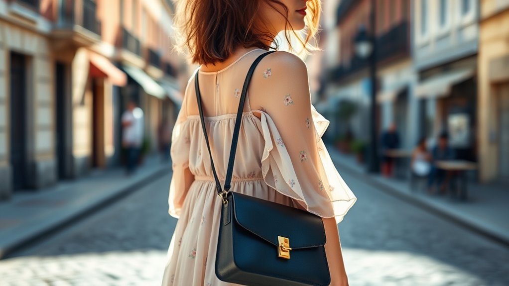 matching crossbody dresses