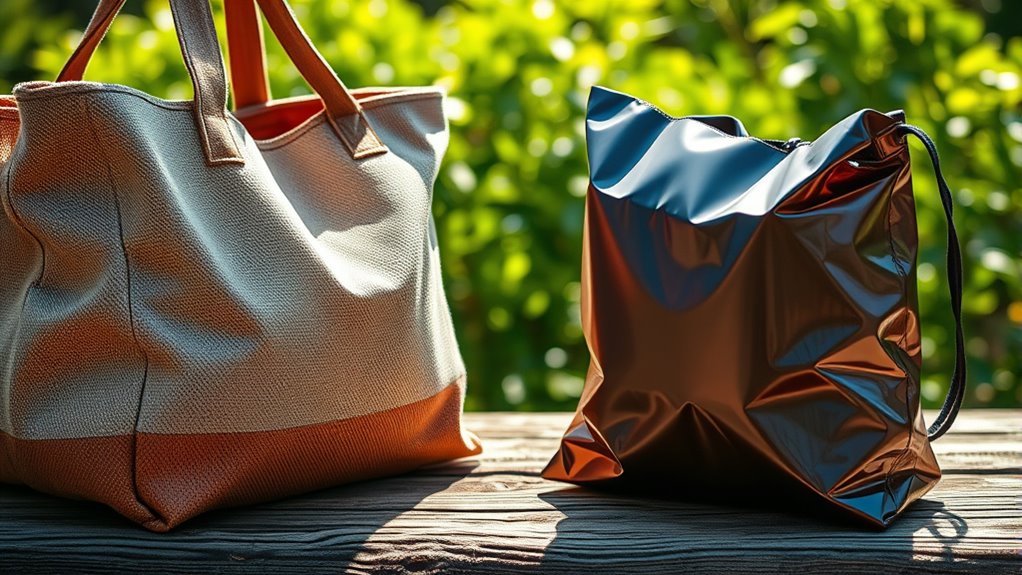 material comparison for bags