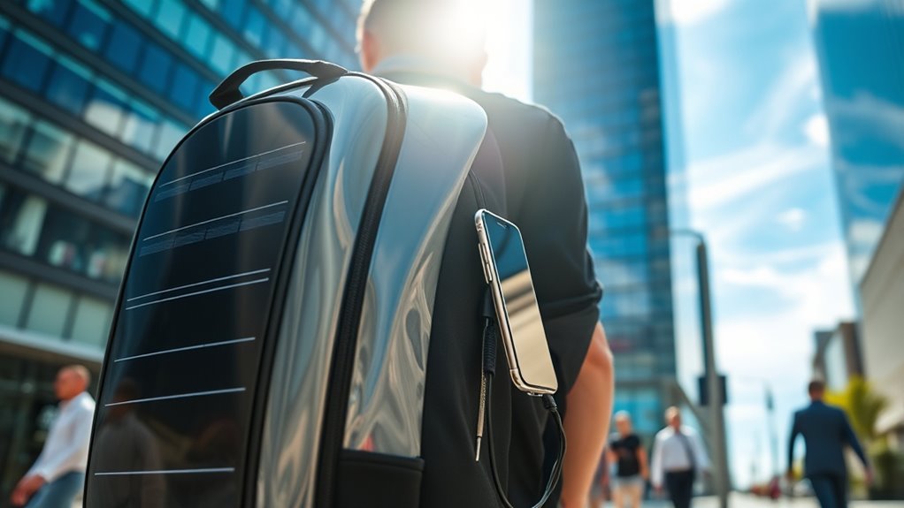 portable solar charging bags