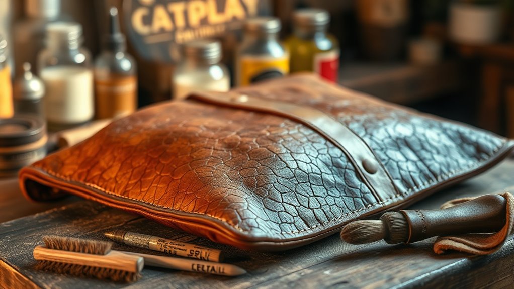 revive leather with care